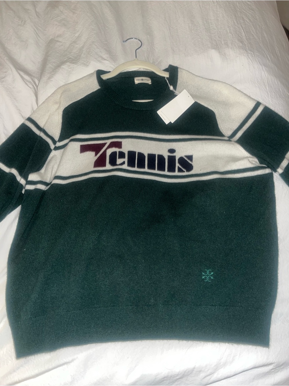 Tory Burch Cashmere 'Tennis' Crewneck Sweater